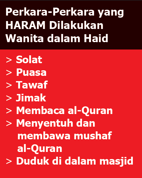 Tempoh haid dalam islam